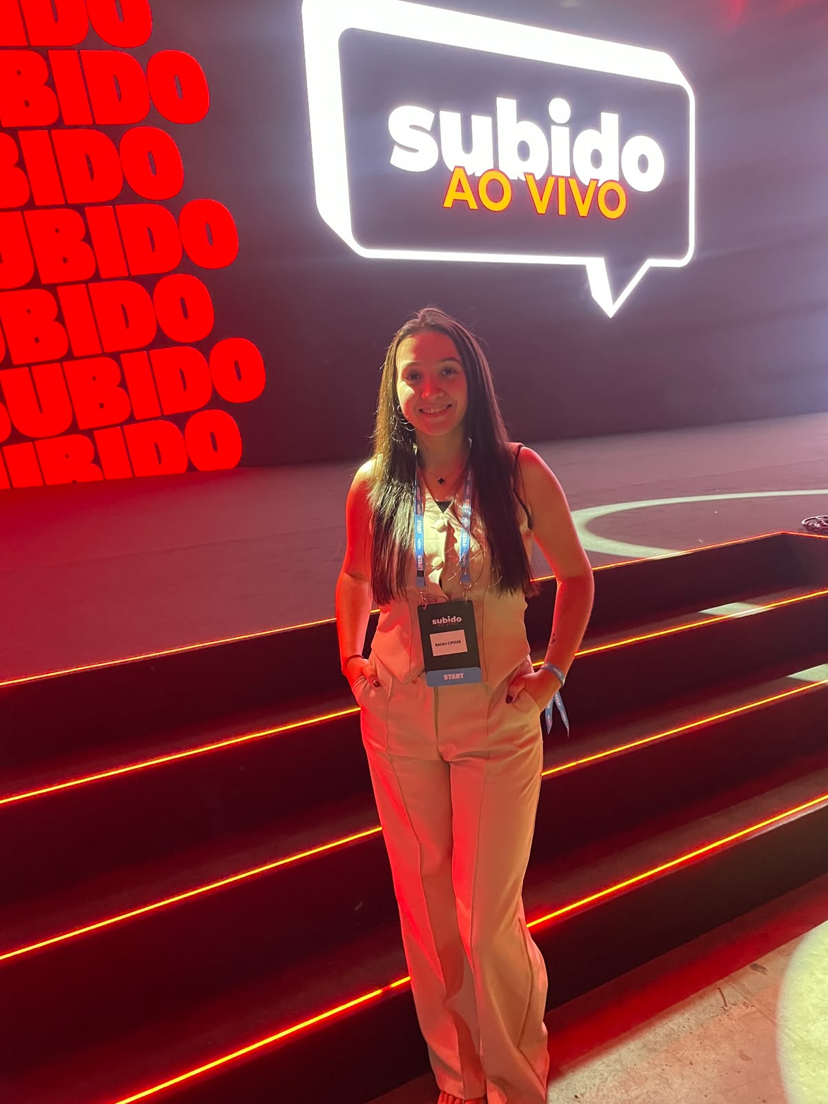 Magali en el evento Subido ao Vivo